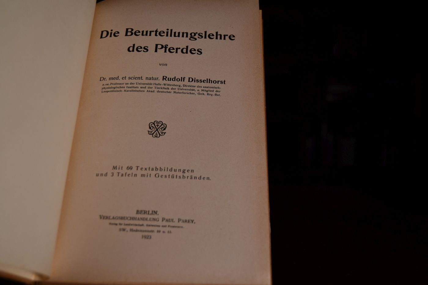 Die Beurteilungslehre des Pferdes.