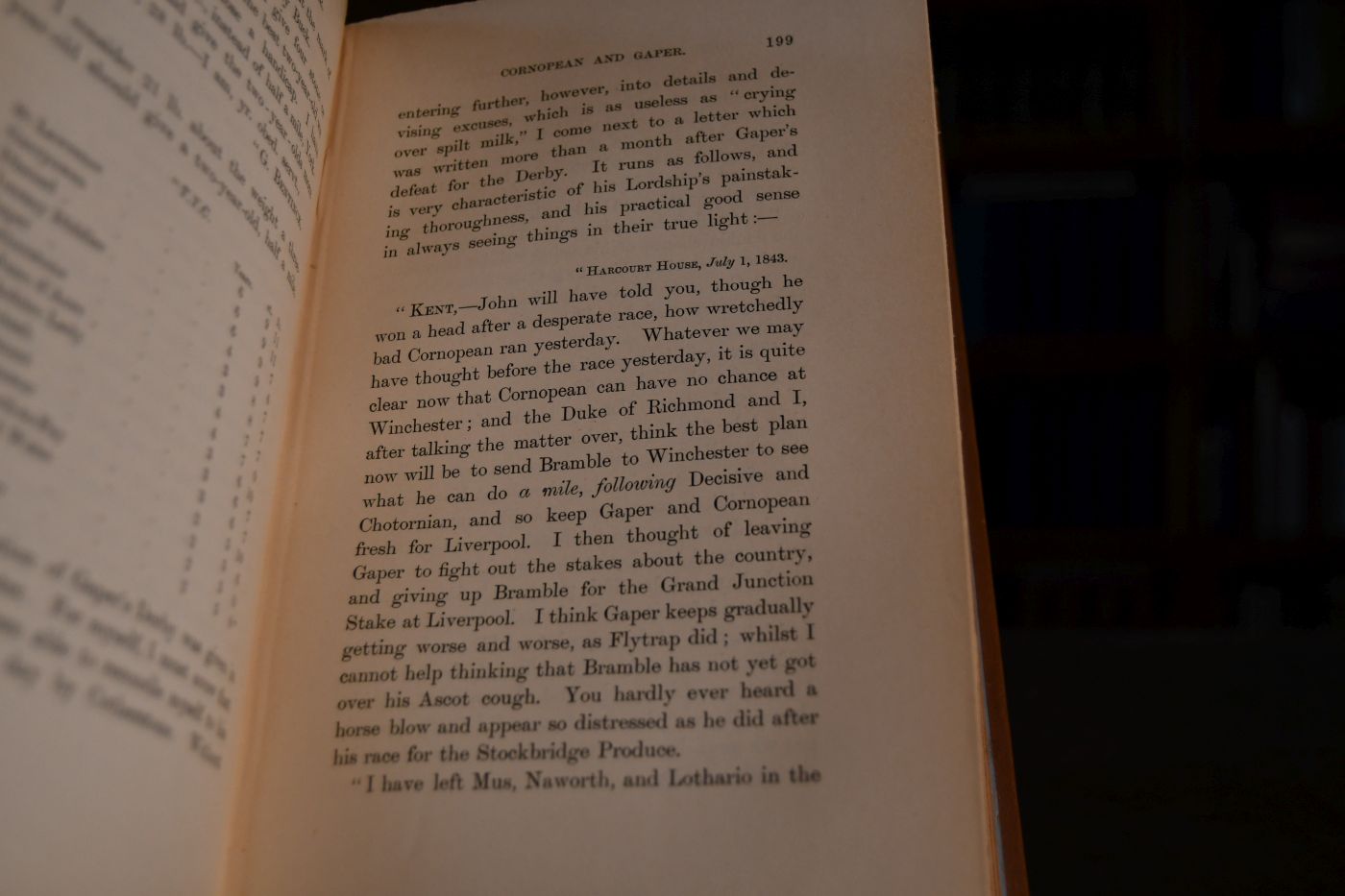 Racing Life of Lord George Cavendish Bentinck and other Reminiscences.