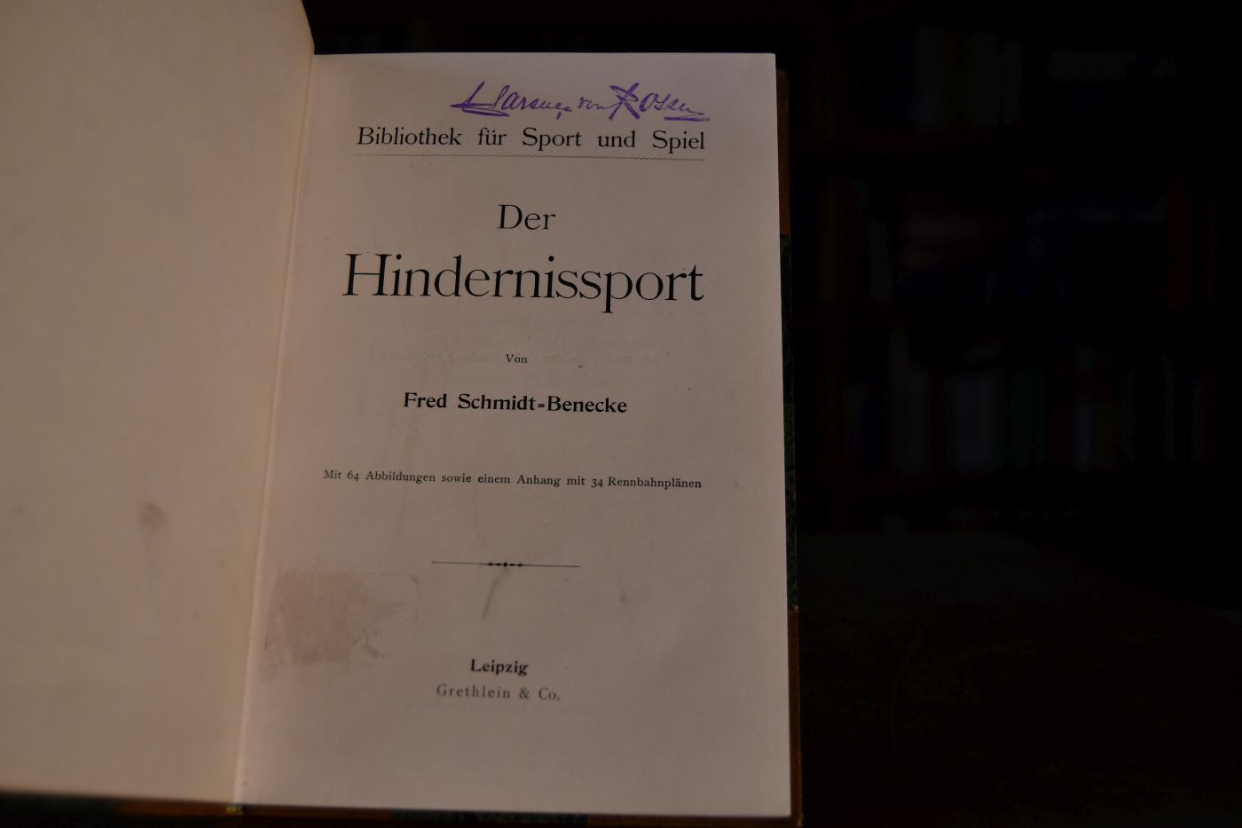 Der Hindernissport.