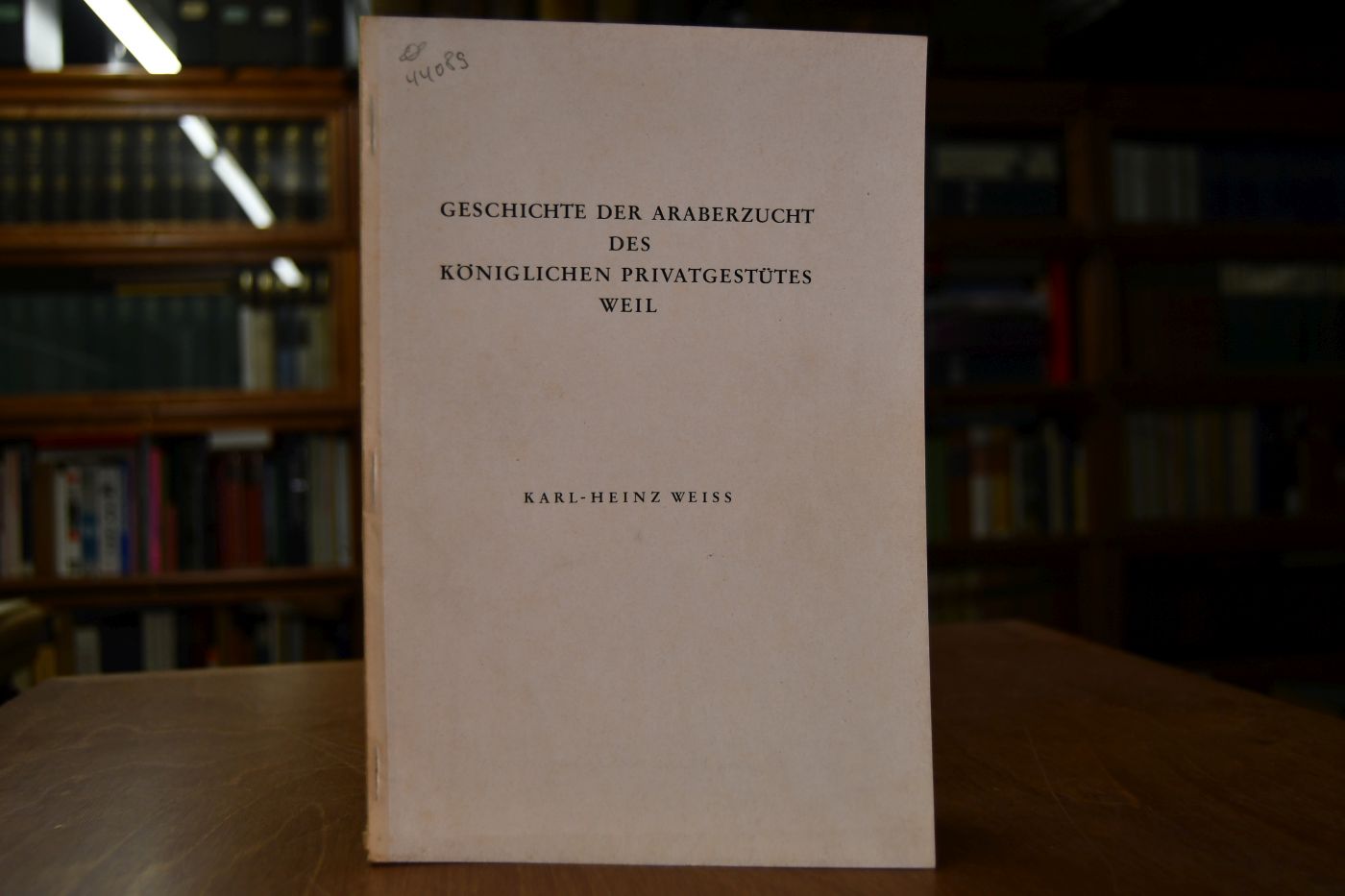 Geschichte der Araberzucht des Königlichen Privatgestütes Weil.