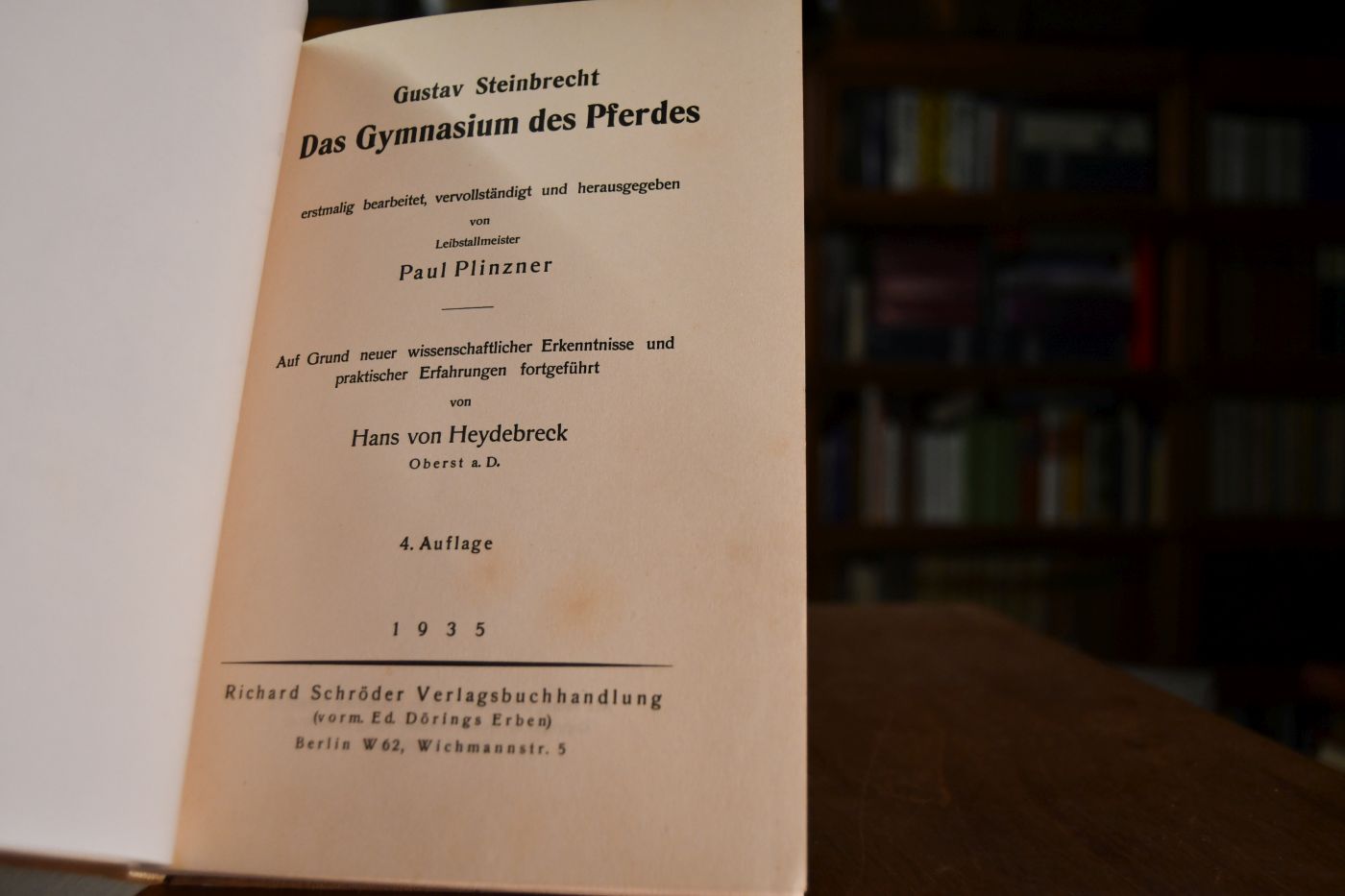 Das Gynasium des Pferdes.