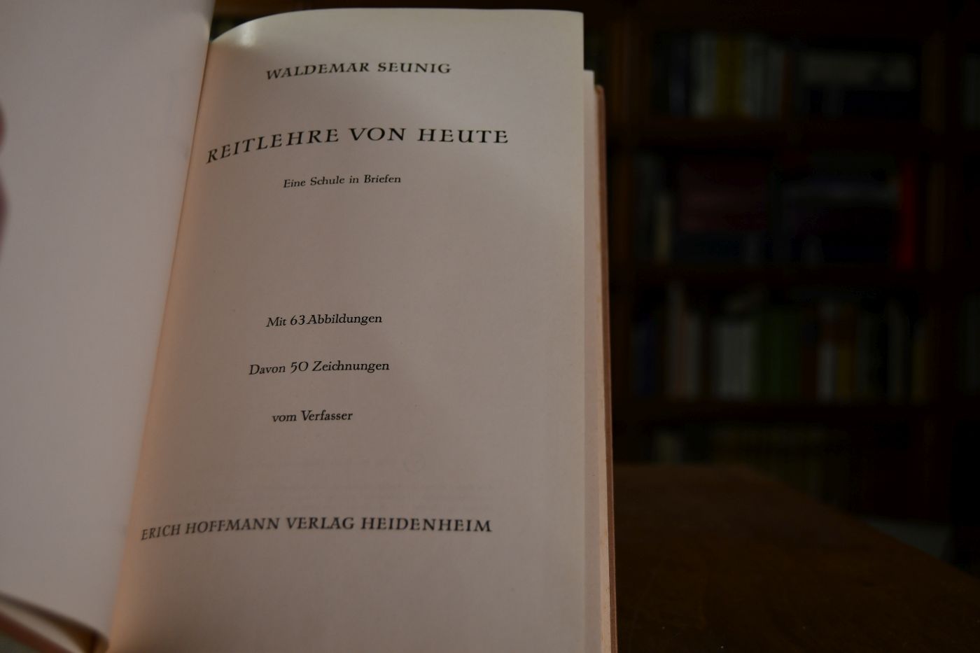Reitlehre von heute. Eine Schule in Briefen.