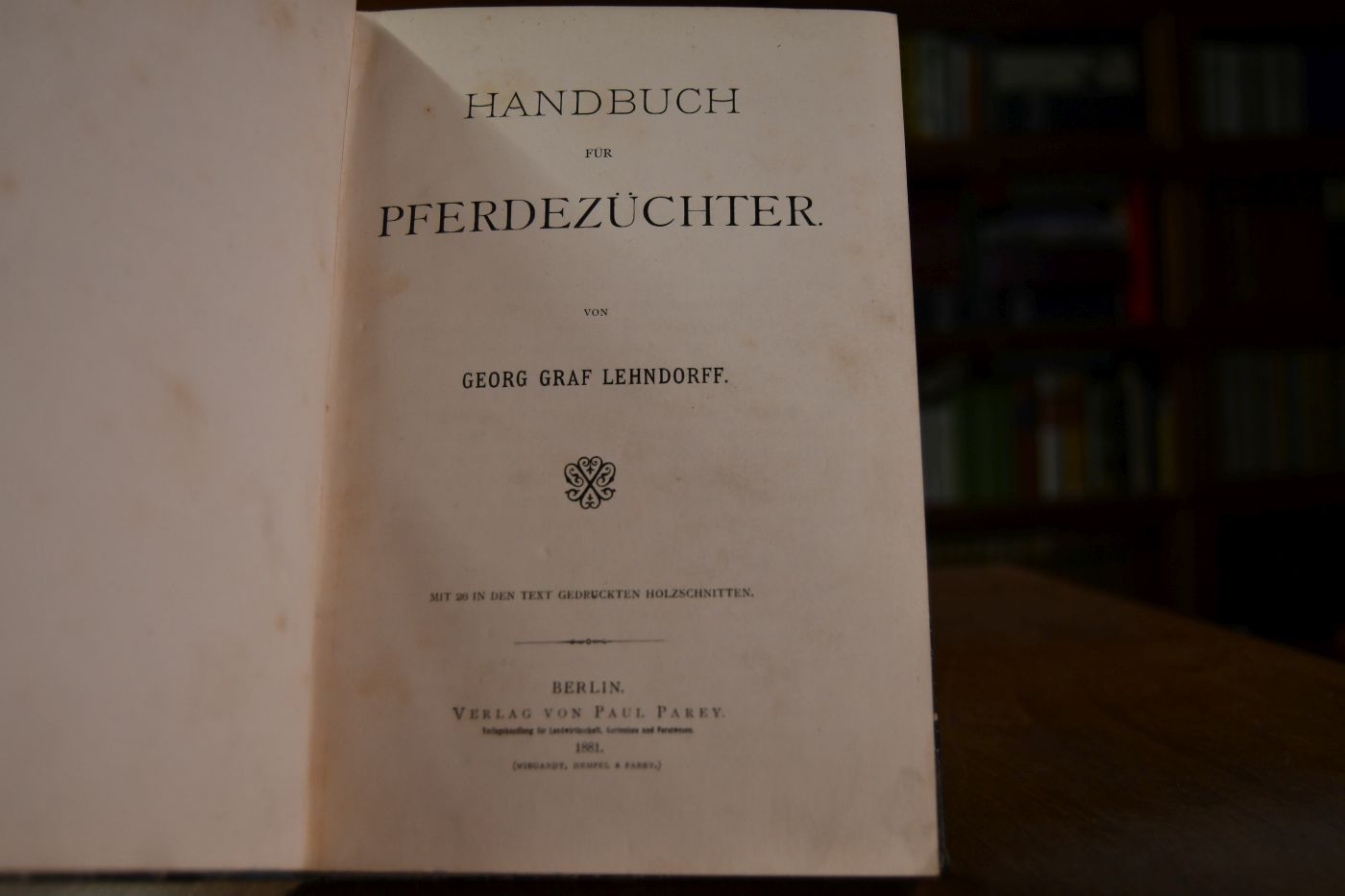 Handbuch für Pferdezüchter.
