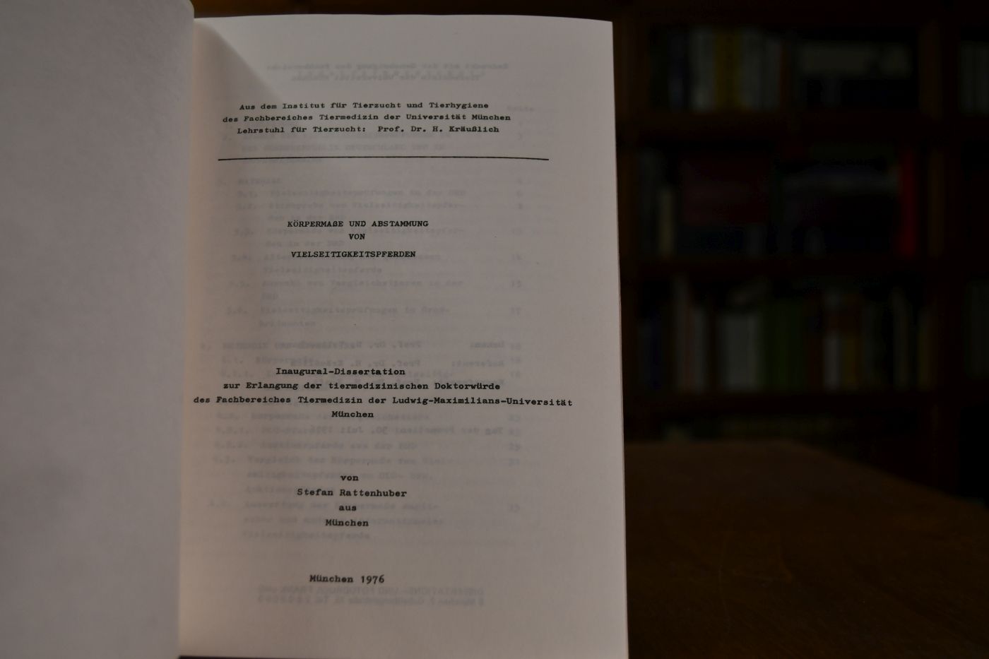 Körpermaße und Abstammung von Vielseitigkeitspferden.