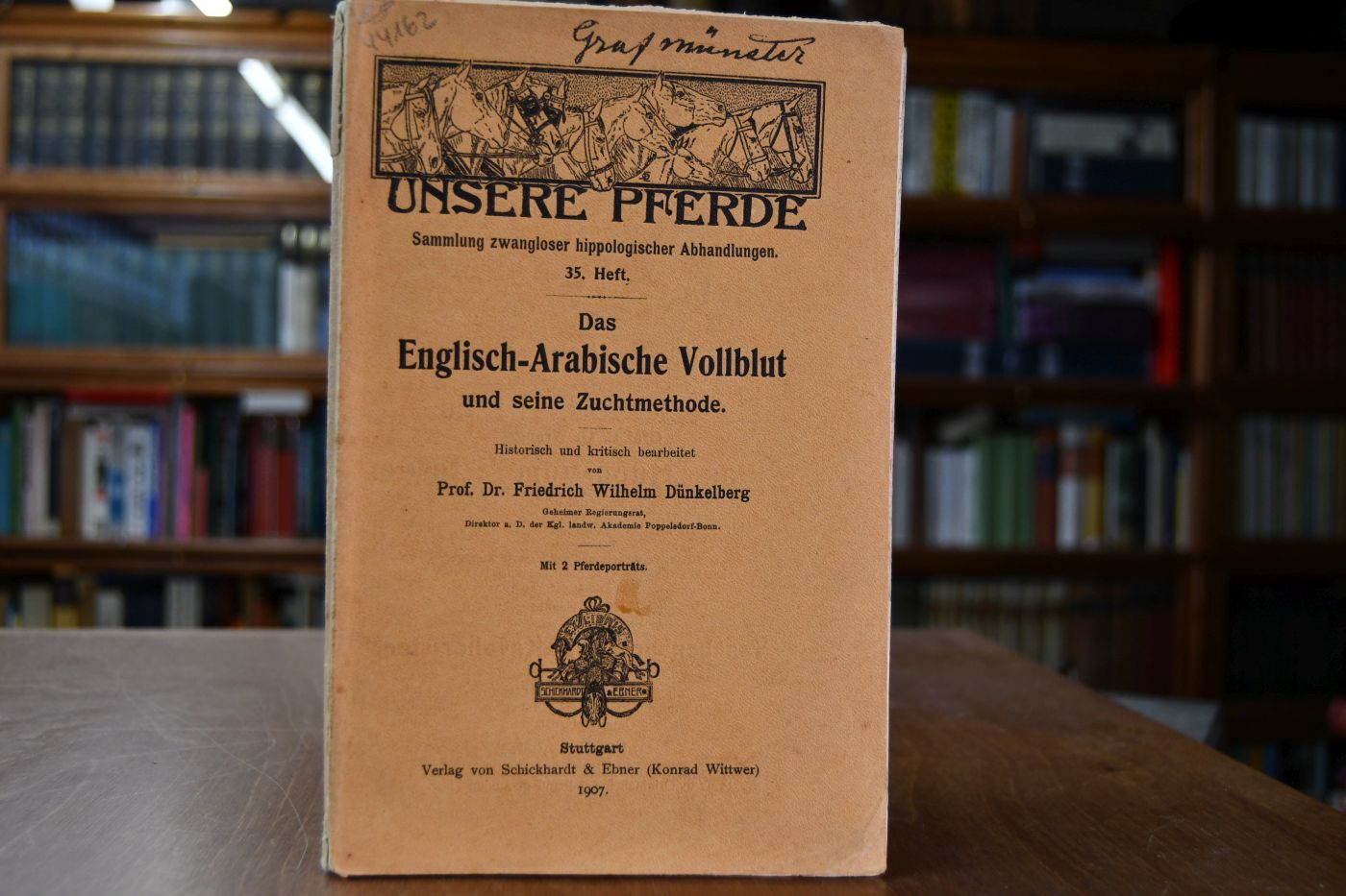 Das Englisch-Arabische Vollblut und seine Zuchtmethode.