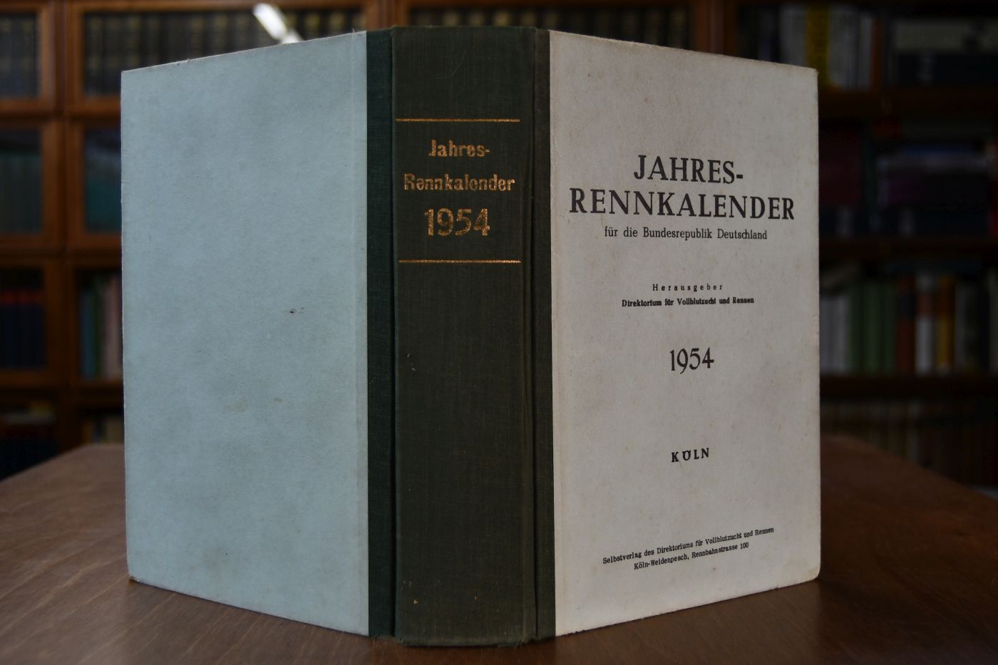 Jahresrennkalender für die Bundesrepublik Deutschland 1954.