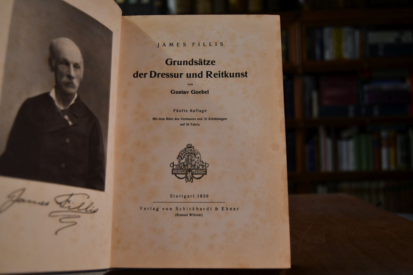 Grundsätze der Dressur und Reitkunst von Gustav Goebel.