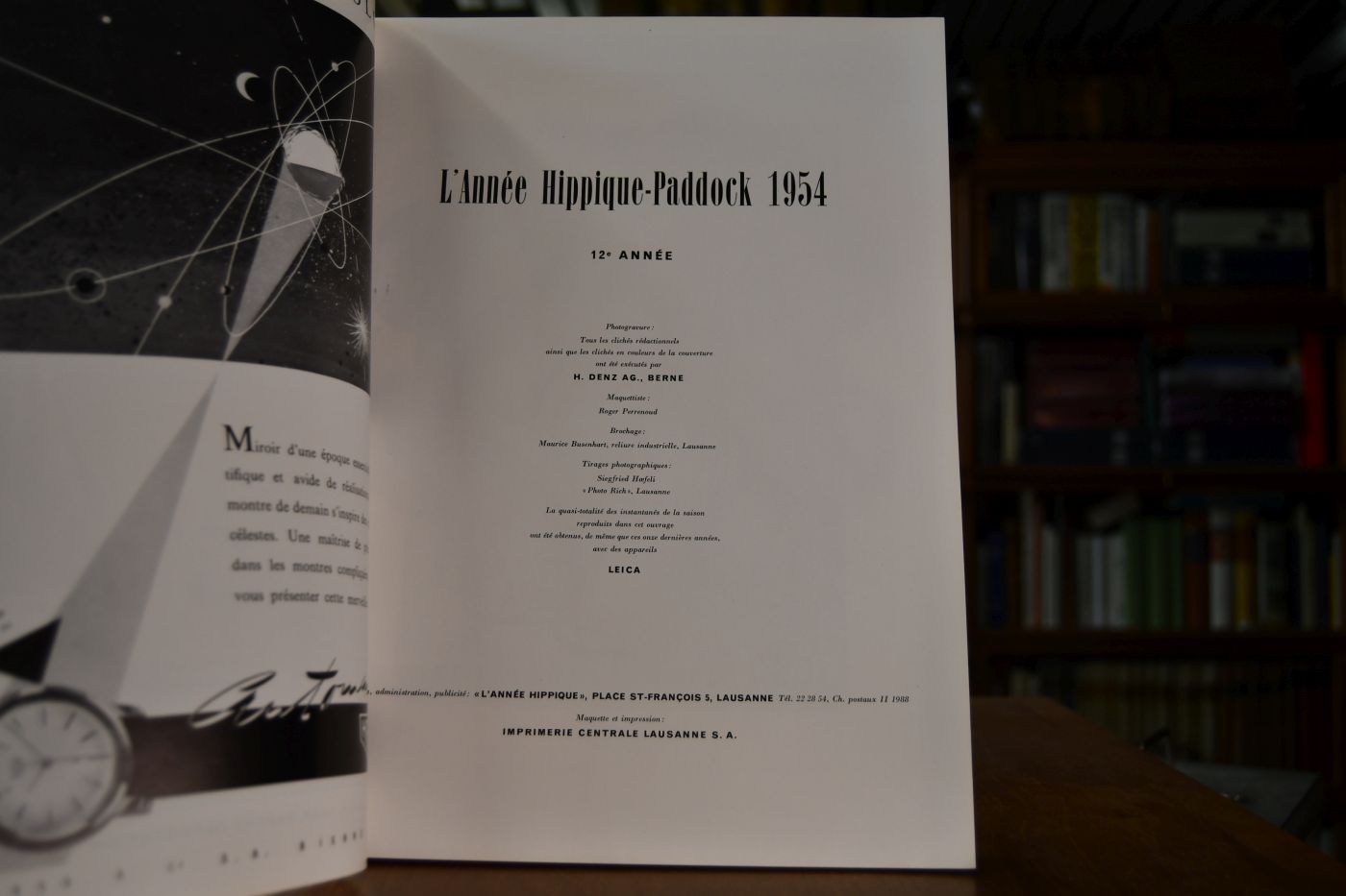 L`Annee Hippique-Paddock 1954. 12e Annee.
