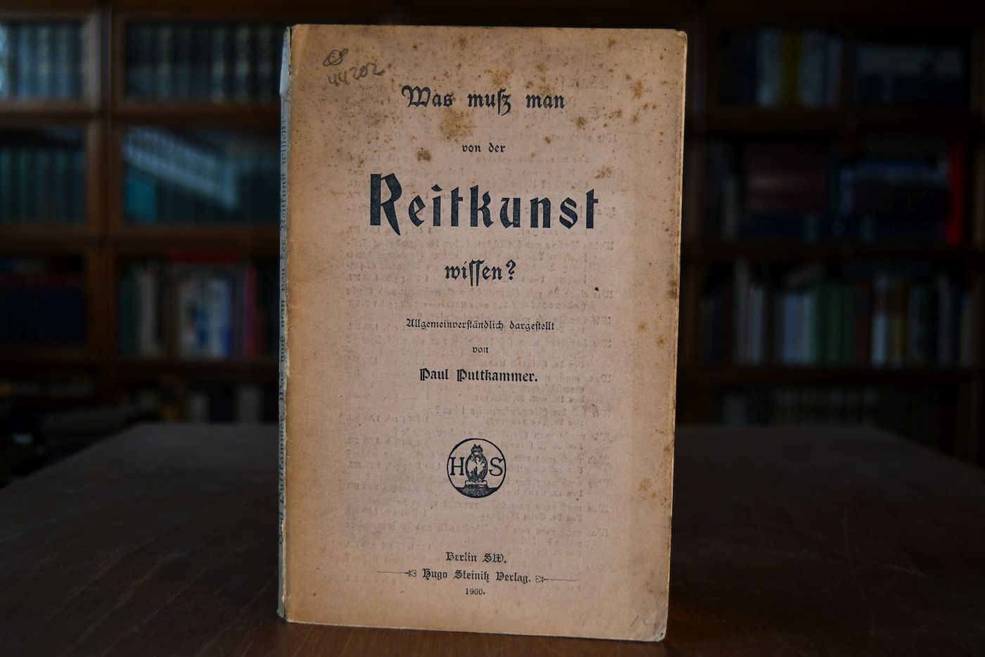 Was muß man von der Reitkunst wissen? Allgemeinverständlich dargestellt.