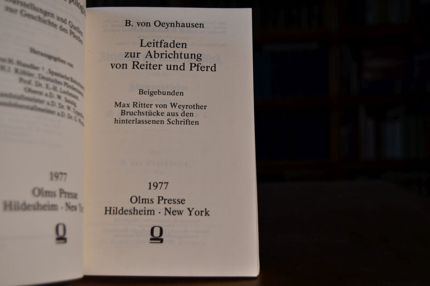 Leitfaden zur Abrichtung von Reiter und Pferd.