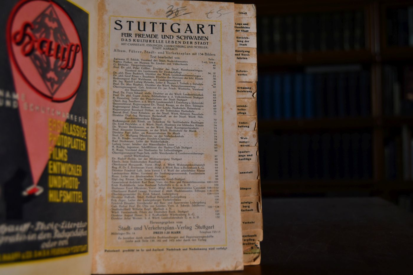 Stuttgart für Fremde und Schwaben. Das kulturelle Leben der Stadt.