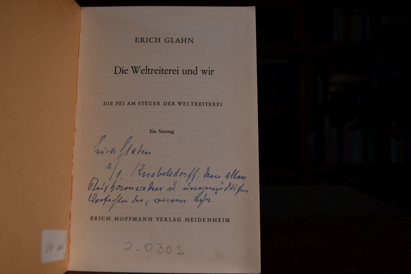 Die Weltreiterei und wir. Die FEI am Steuer der Weltreiterei. Ein Vortrag.
