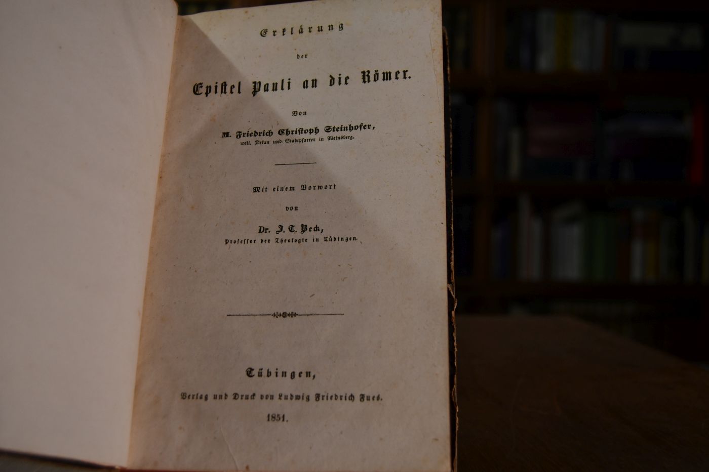 Erklärung der Epistel Pauli an die Römer.