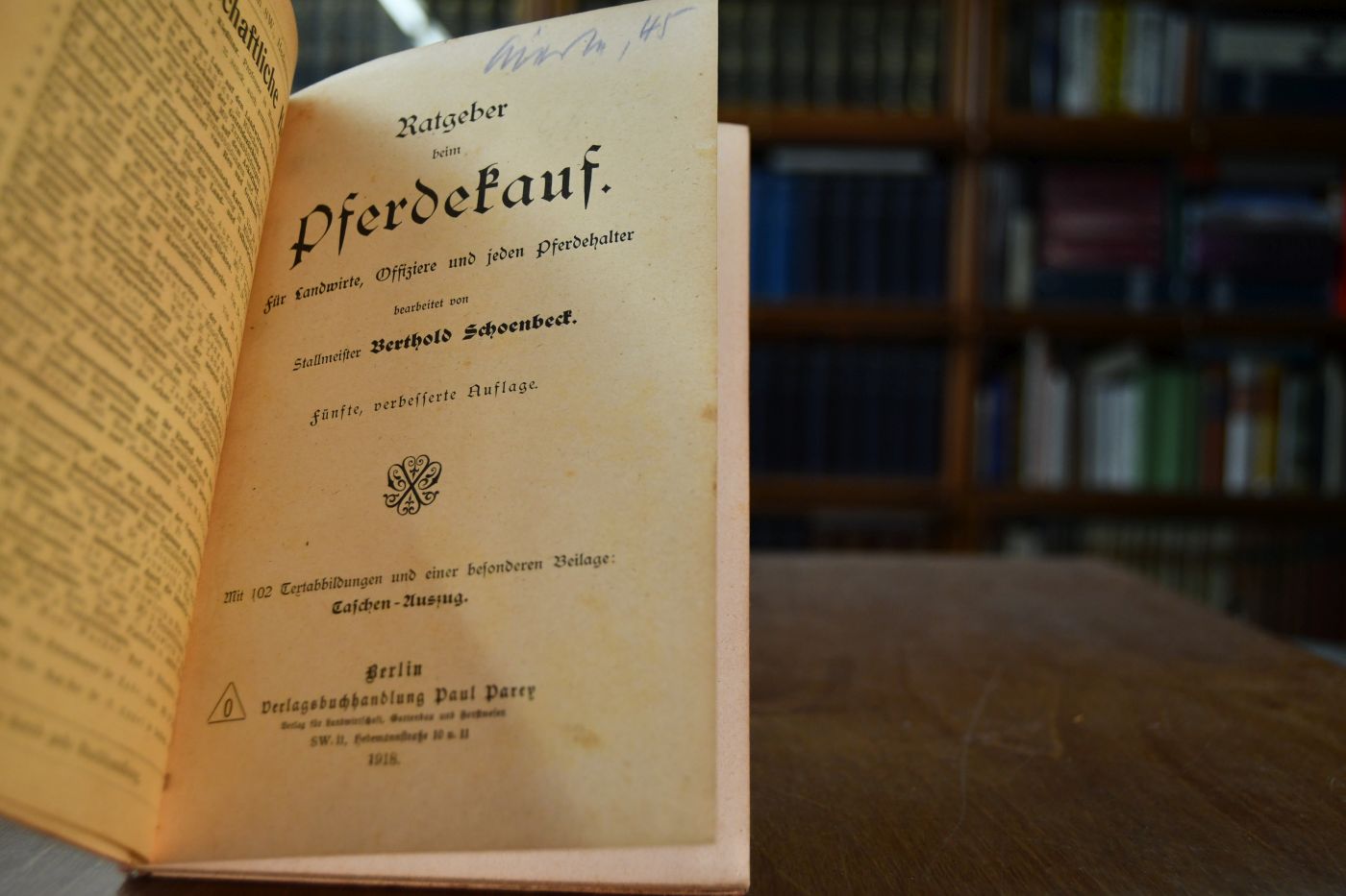 Ratgeber beim Pferdekauf. Für Landwirte, Offiziere und jeden Pferdehalter.