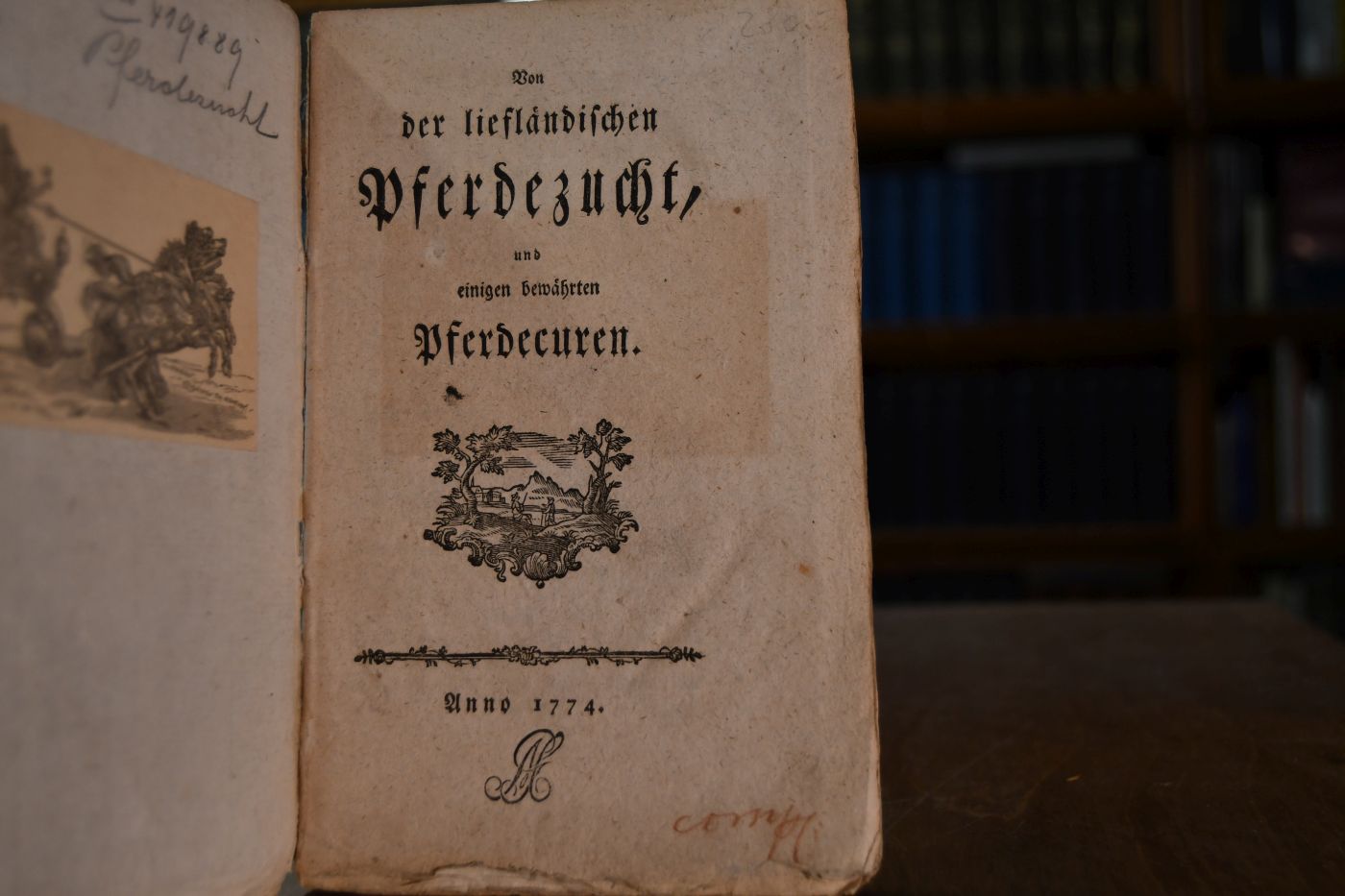 Von der liefländischen Pferdezucht und einigen bewährten Pferdecuren.