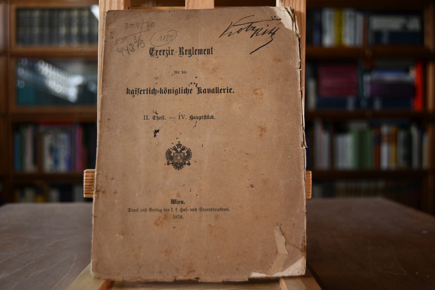 Exerzir-Reglement für die kaiserlich-königliche Kavallerie. II. Theil, IV. Hauptstück.