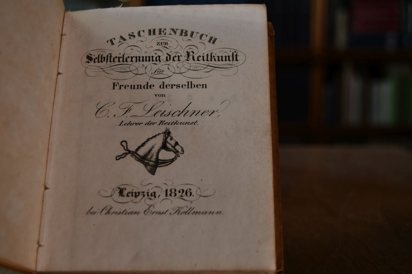 Taschenbuch zur Selbsterlernung der Reitkunst für Freunde derselben.