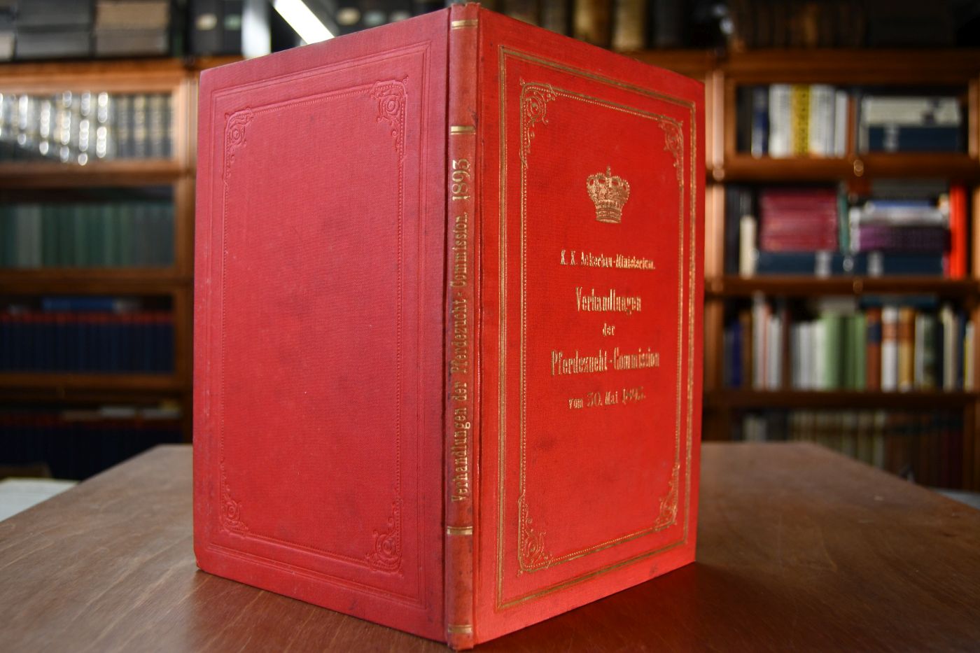 Verhandlungen der auf den 30. Mai 1893 vom k.k. Ackerbau-Ministerium einberufenen Pferdezucht-Commission. Nach stenographischen Aufzeichnungen.