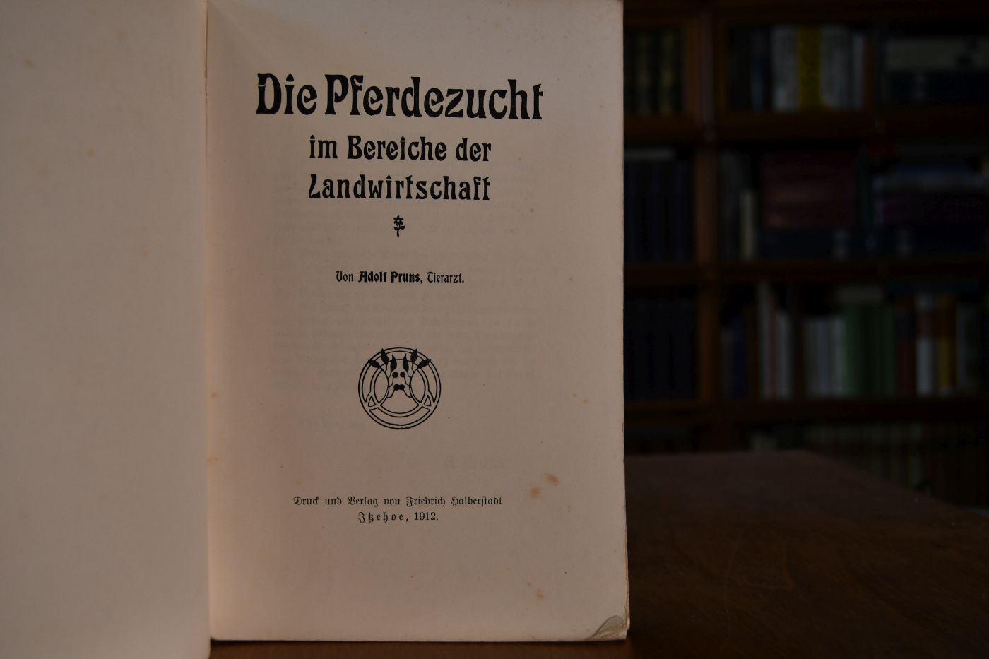Die Pferdezucht im Bereiche der Landwirtschaft.