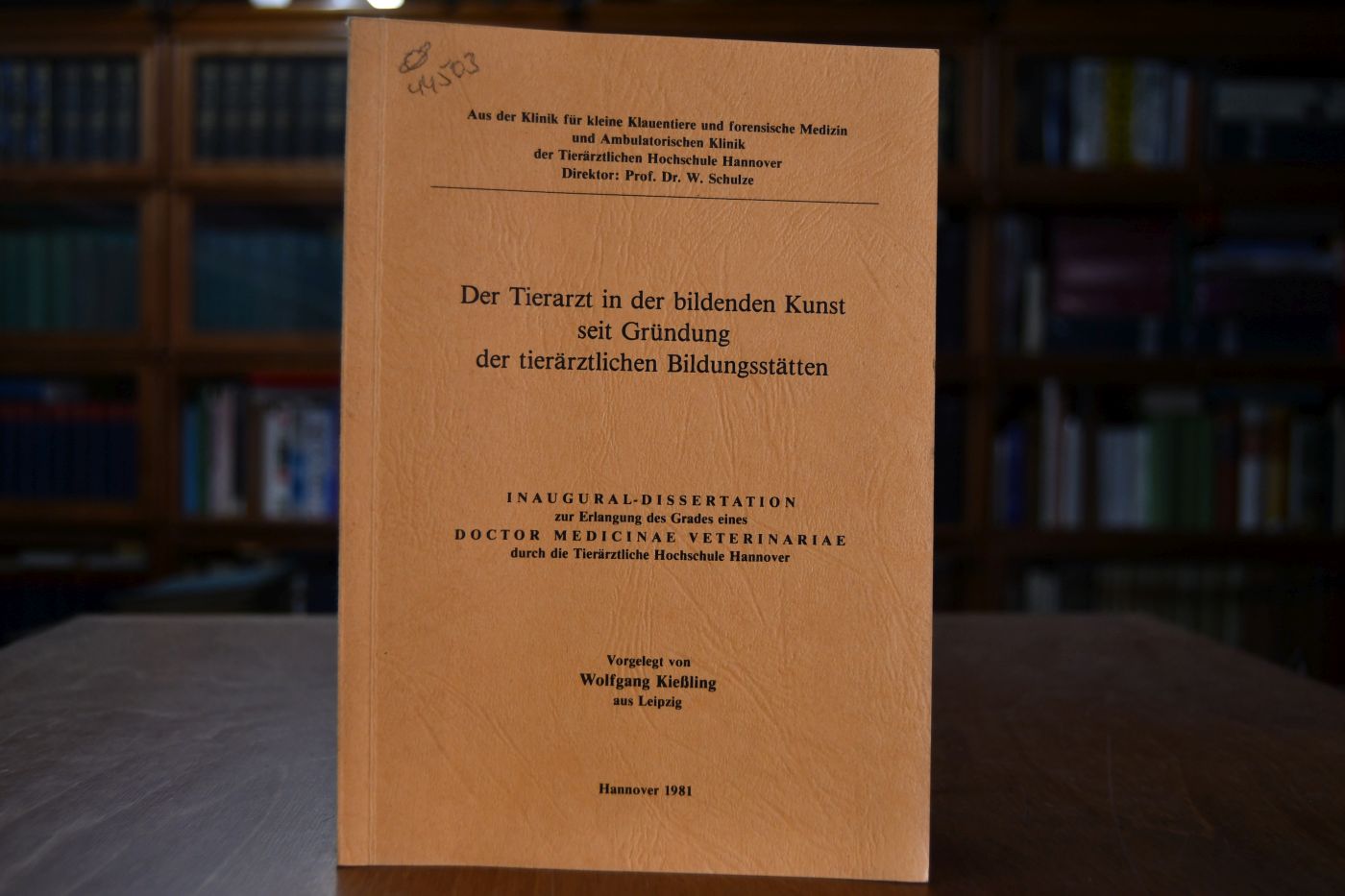Der Tierarzt in der bildenden Kunst seit Gründung der tierärztlichen Bildungsstätten.
