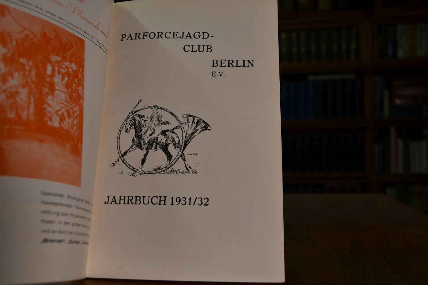 Parforcejagd-Club Berlin e.V. Jahrbuch 1931/32.