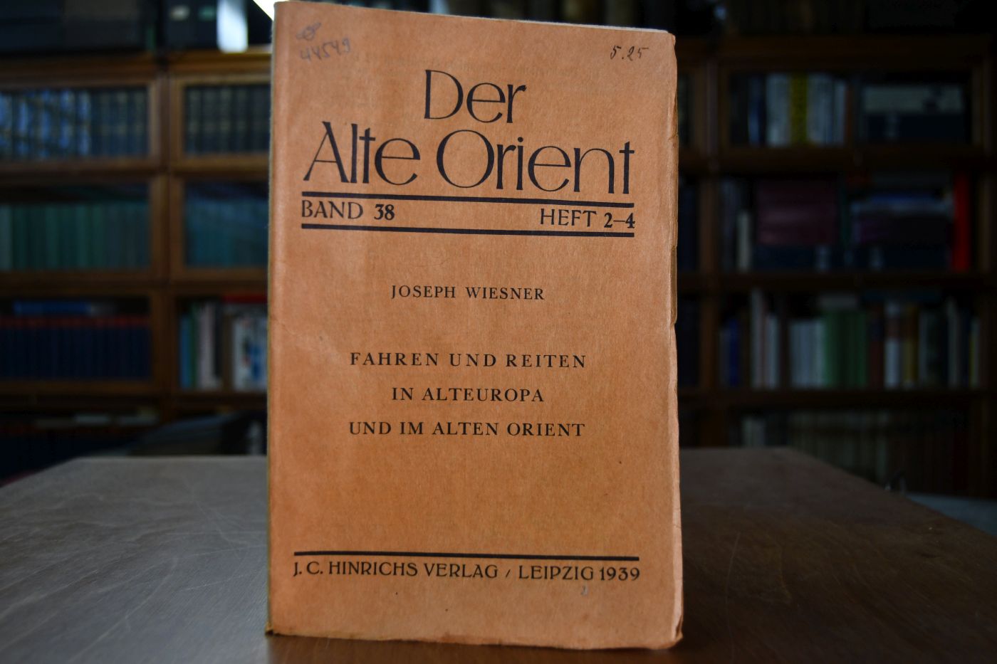Fahren und Reiten in Alteuropa und im Alten Orient.