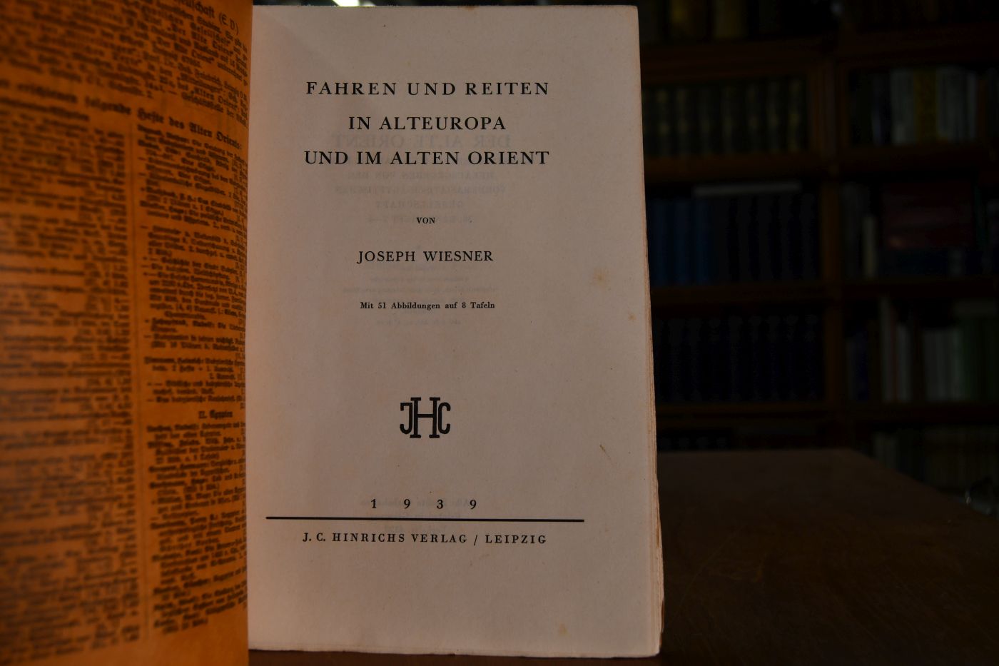 Fahren und Reiten in Alteuropa und im Alten Orient.