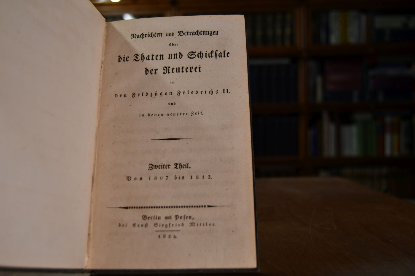Nachrichten und Betrachtungen über die Thaten und Schicksale der Reuterei in den Feldzügen Friedrichs II. und in denen neuerer Zeit. Bd. 1 + 2.