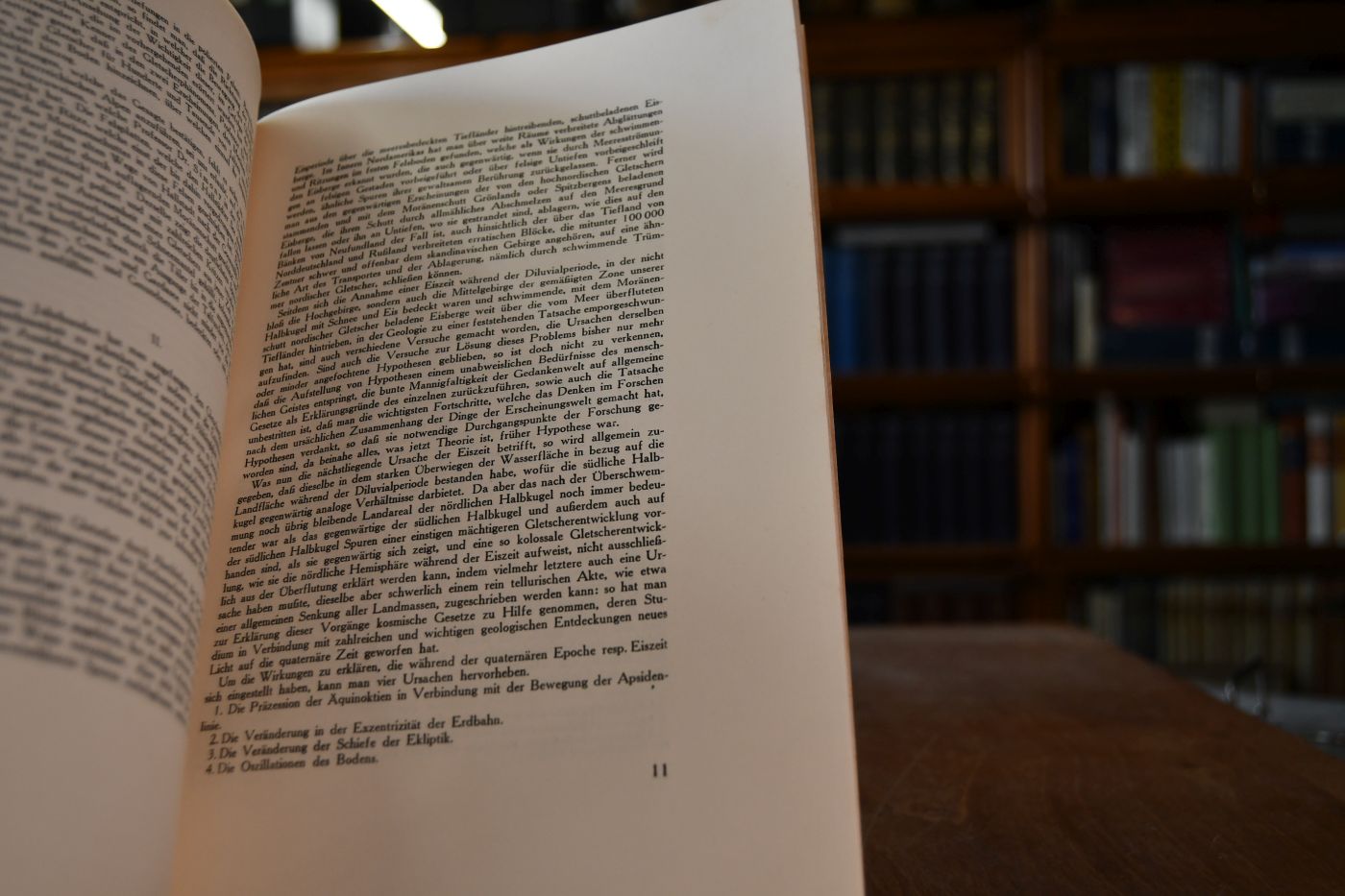 Die Eiszeit während der Diluvialperiode und ihre Ursachen.