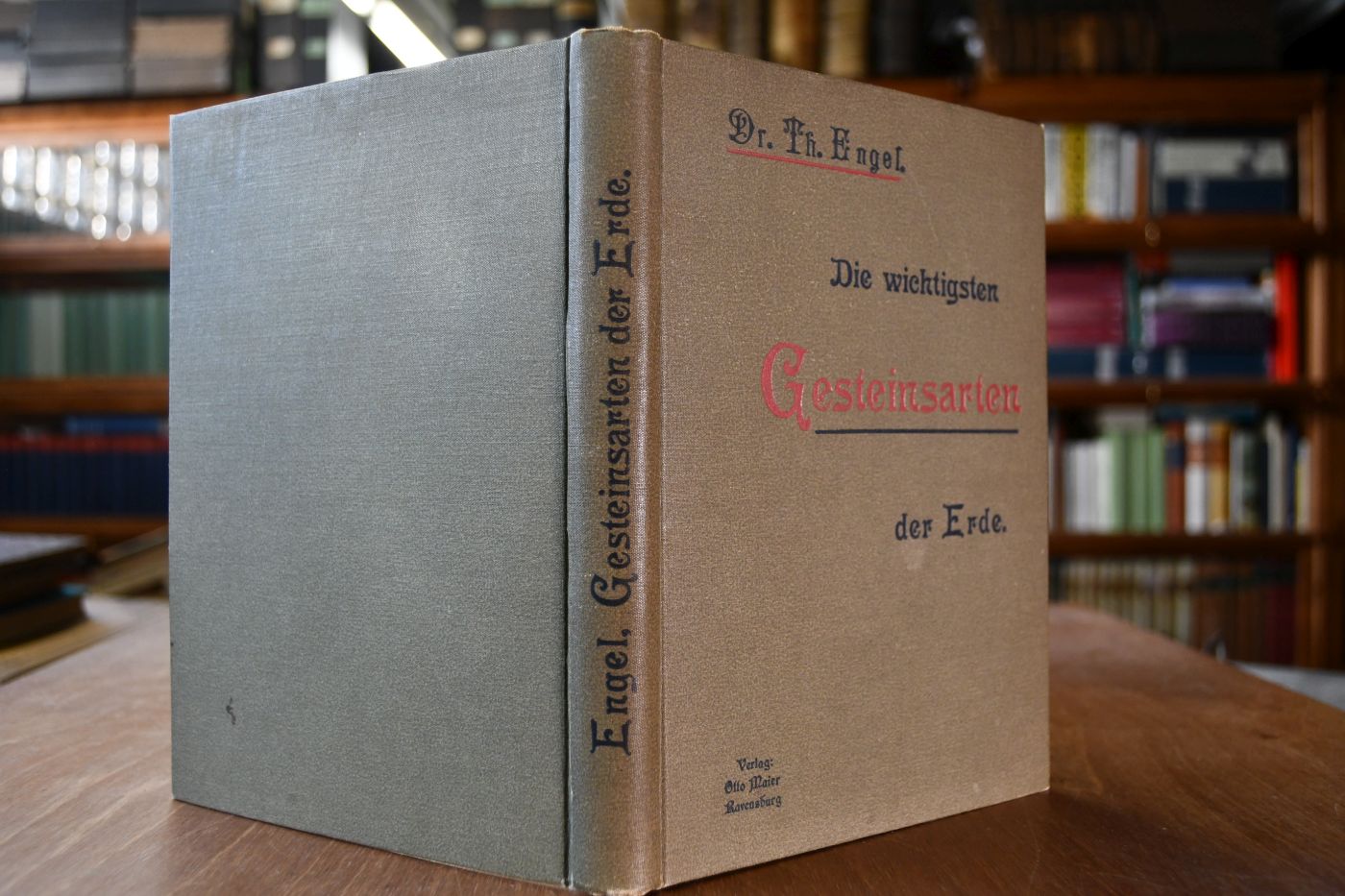 Die wichtigsten Gesteinsarten der Erde nebst vorausgeschickter Einführung in die Geologie. Für Freunde der Natur leichtfaßlich zusammengestellt.
