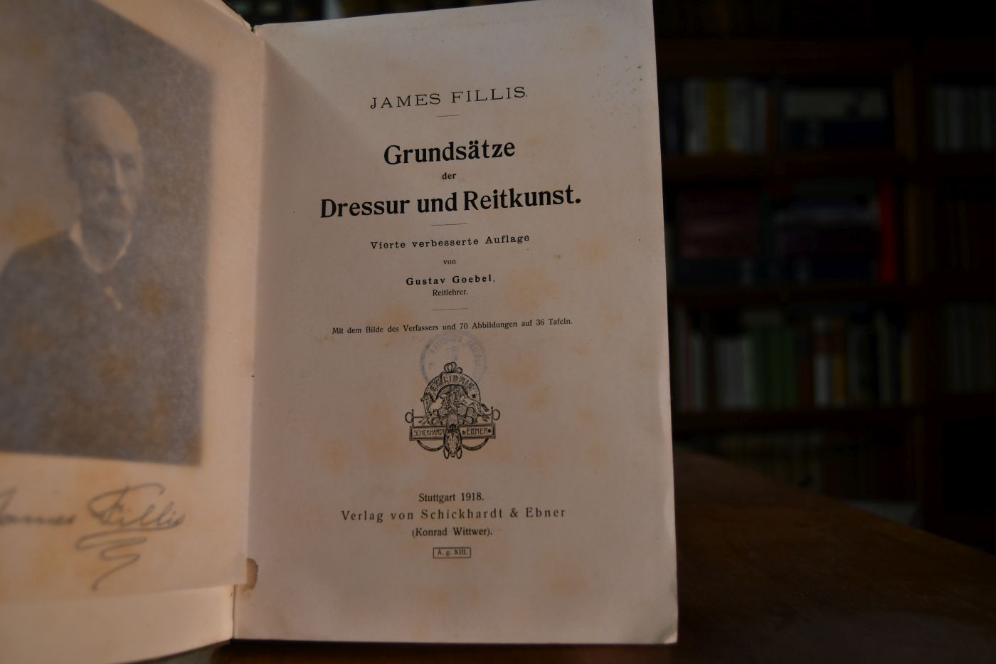 Grundsätze der Dressur und Reitkunst von Gustav Goebel.