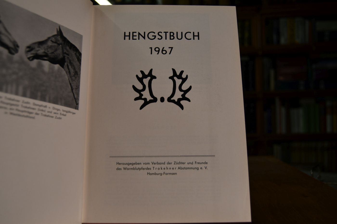 Hengstbuch 1967.