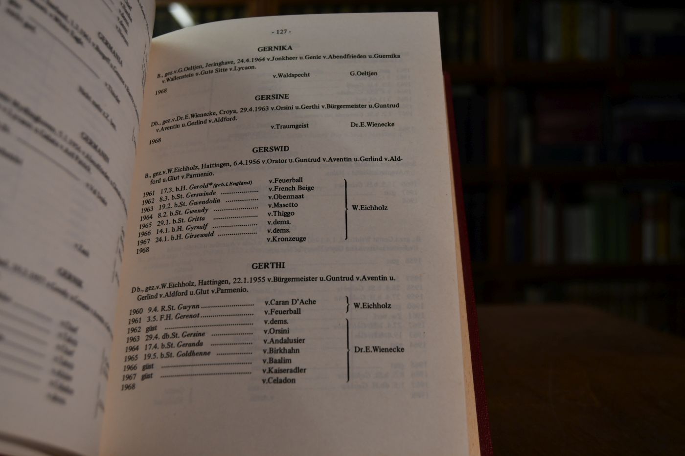 Allgemeines Deutsches Gestütbuch für Vollblut. Im Anschluß an die bisher erschienenen sechsundzwanzig Bände. XXVII. Band.