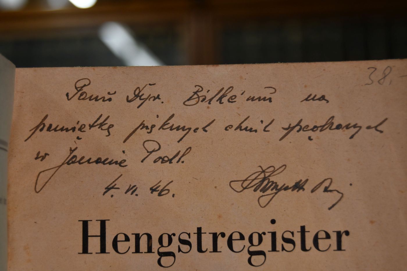 Hengstregister A für die zurückgegliederten Ostgebiete B für das Generalgouvernement. Fünfte Ausgabe.