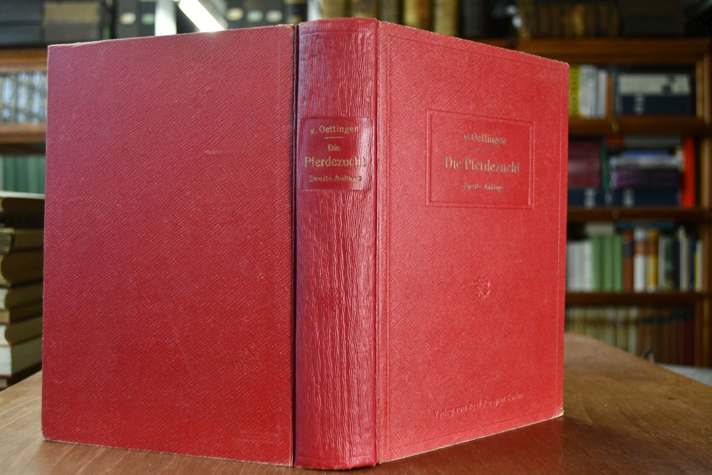 Die Pferdezucht. Handbuch für Züchter, Studierende und Pferdefreunde.