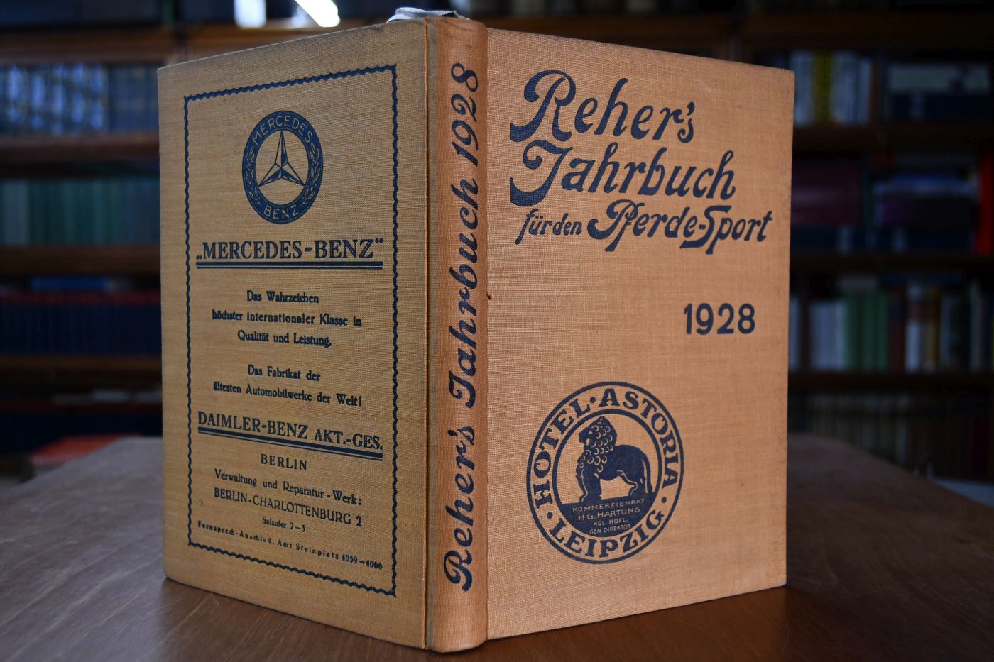 Reher`s Jahrbuch für Pferdesport, Vollblut- und Traberzucht in Deutschland unter Berücksichtigung des benachbarten Auslandes. 16. Jahrgang, 1928.