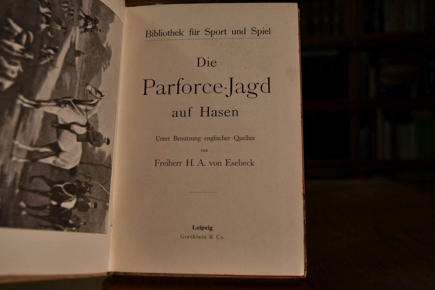 Parforce-Jagd auf Hasen. Unter Benutzung englischer Quellen.