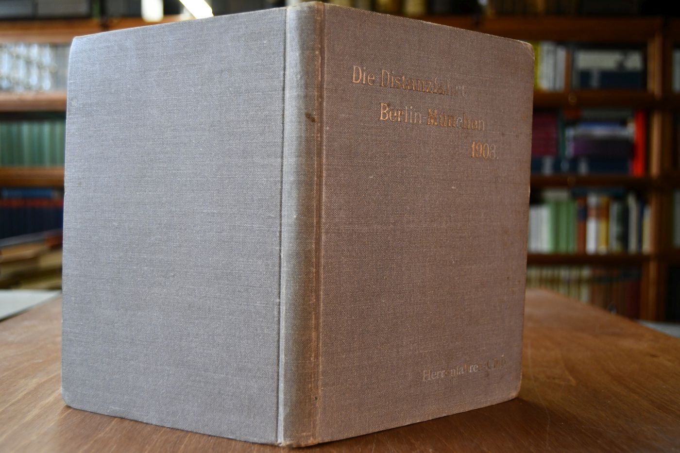 Die Distanzfahrt Berlin-München 1908.