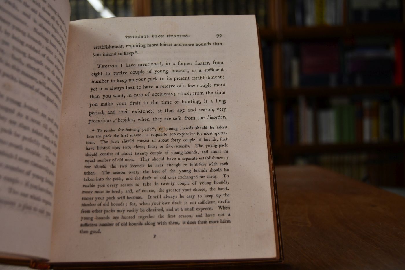 Thoughts upon hare and fox hunting, in series of letters to a friend.