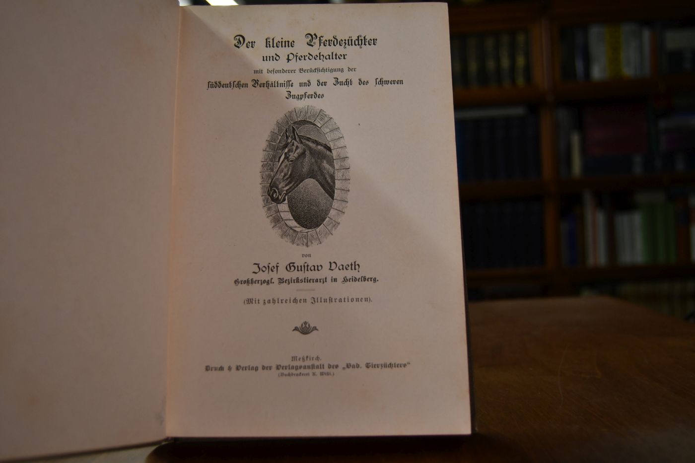 Der kleine Pferdezüchter und Pferdehalter mit besonderer Berücksichtigung der süddeutschen Verhältnisse und der Zucht des schweren Zugpferdes.