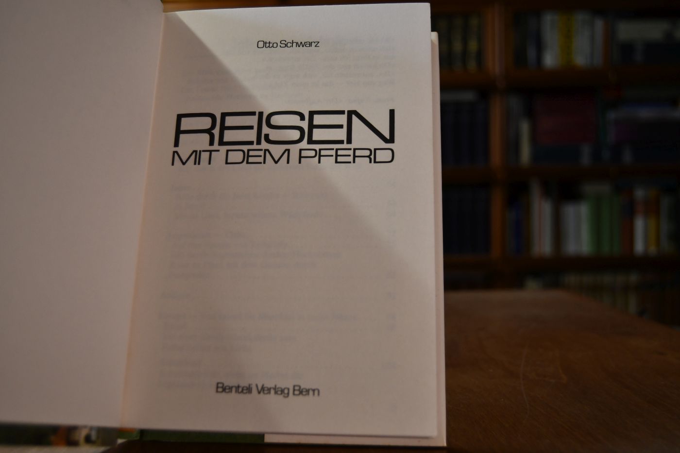 Reisen mit dem Pferd.