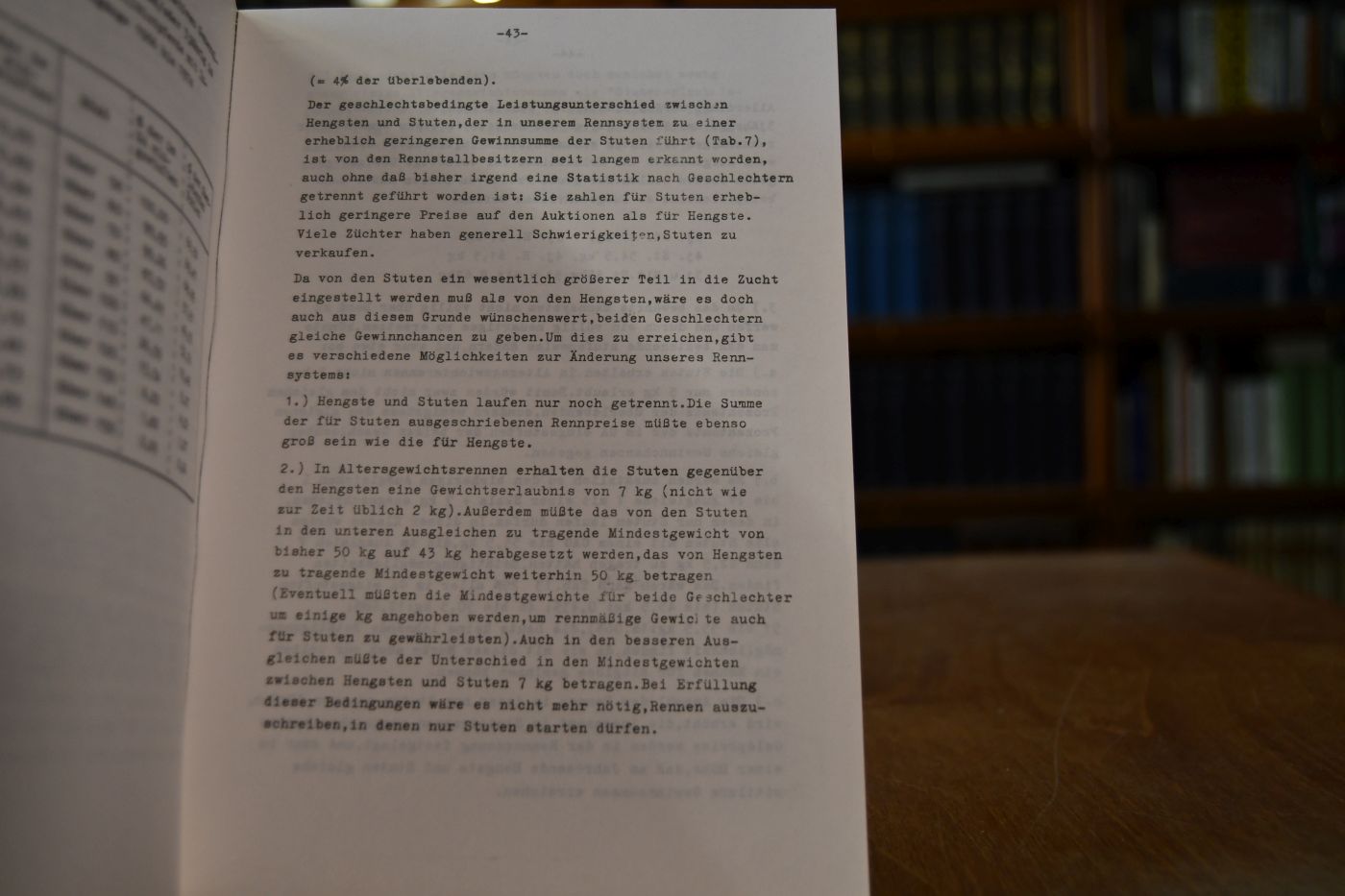 Relativer Generalausgleich und relative Gewinnsumme als leistungsphysiologische Merkmale der Galopprennpferde (dargestellt durch Auswertung der Rennleistungen aller Vollblutpferde mit Inländerqualifikation der Jahrgänge 1969 bis 1974 in der Bundesrepublik Deutschland).