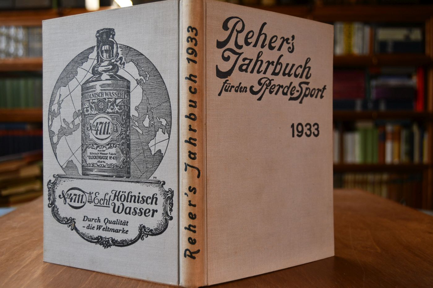 Reher`s Jahrbuch für Pferdesport, Vollblut- und Traberzucht in Deutschland unter Berücksichtigung des benachbarten Auslandes. 21. Jahrgang, 1933.