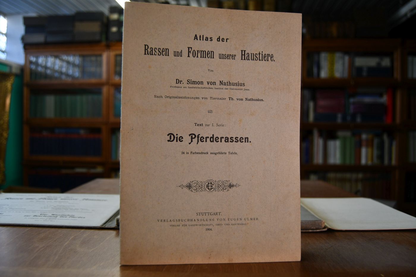 Atlas der Rassen und Formen unserer Haustiere. Serie I. Die Pferderassen.