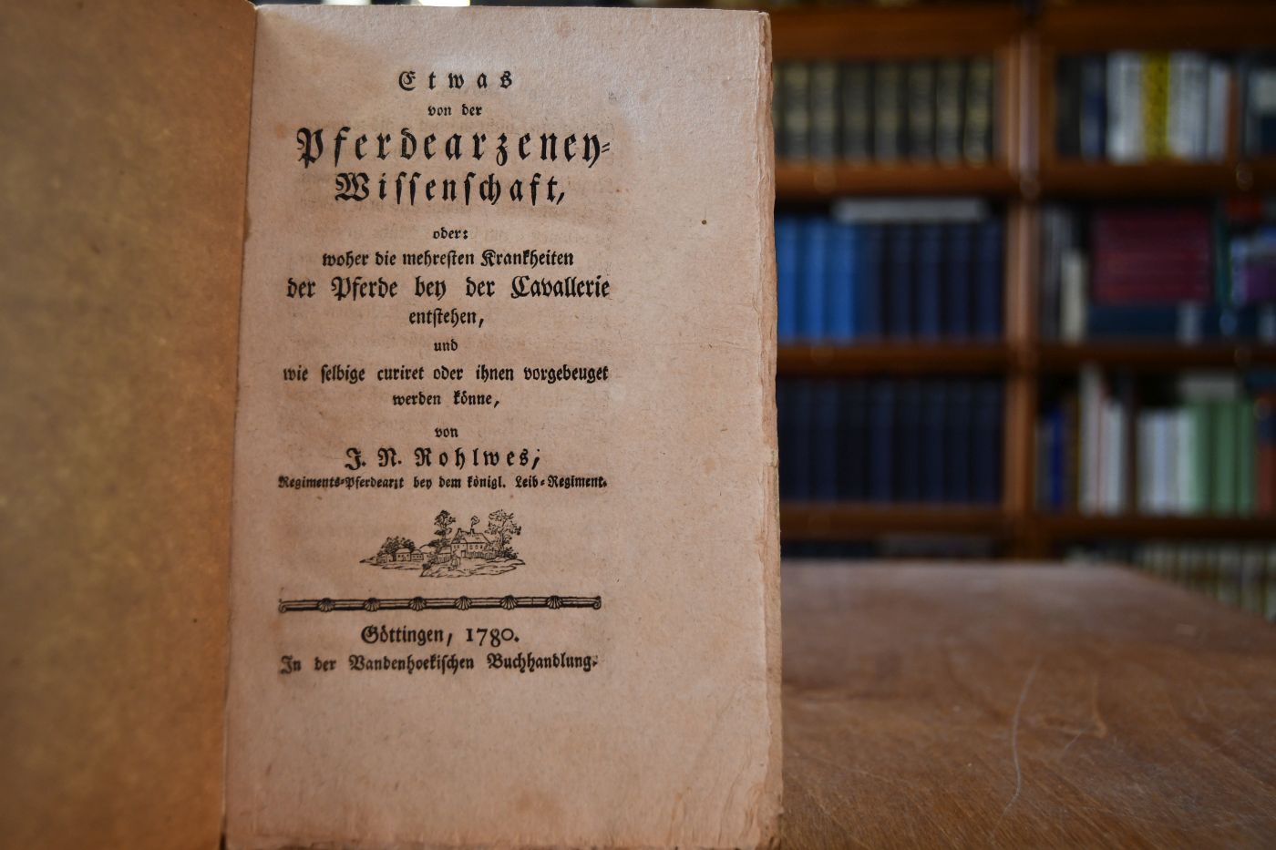 Etwas von der Pferdearzeney-Wissenschaft, oder woher die mehresten Krankheiten der Pferde bey der Cavallerie entstehen, und wie selbige curiret oder ihnen vorgebeuget werden könne.