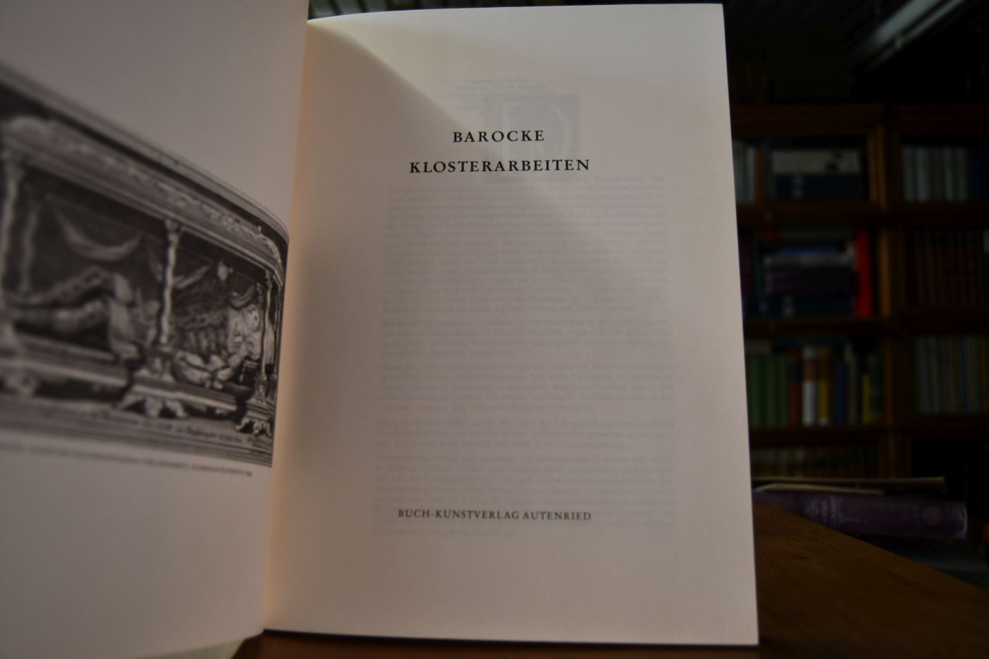 Barocke Klosterarbeiten.