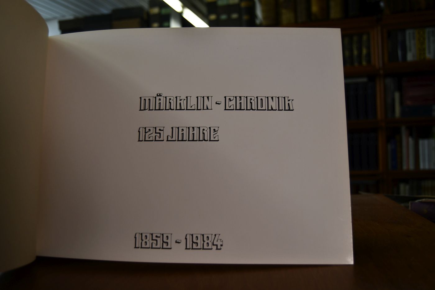 Märklin-Chronik, 125 Jahre 1859-1984.