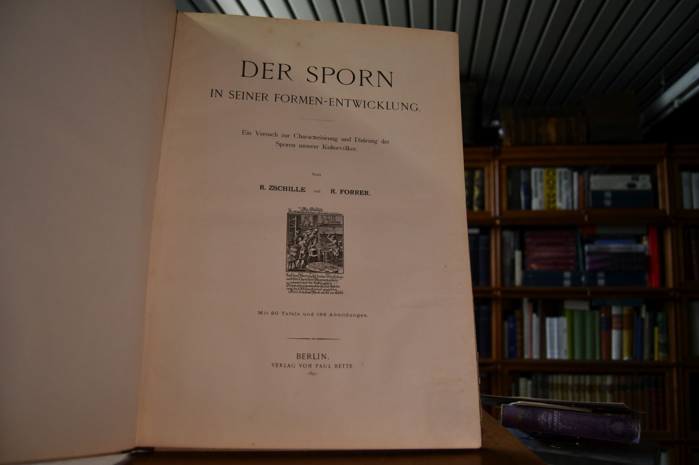 Der Sporn in seiner Formen-Entwicklung. Ein Versuch zur Characterisierung und Datirung der Sporen unserer Kulturvölker.