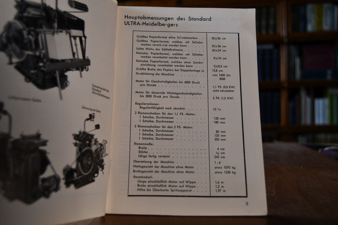 Anleitung zur Bedienung der Heidelberger Standard Ultra-Heidelberger Ultra I, 26x36 cm / Große Ultra-Heidelberger Ultra II, 34x46 cm.