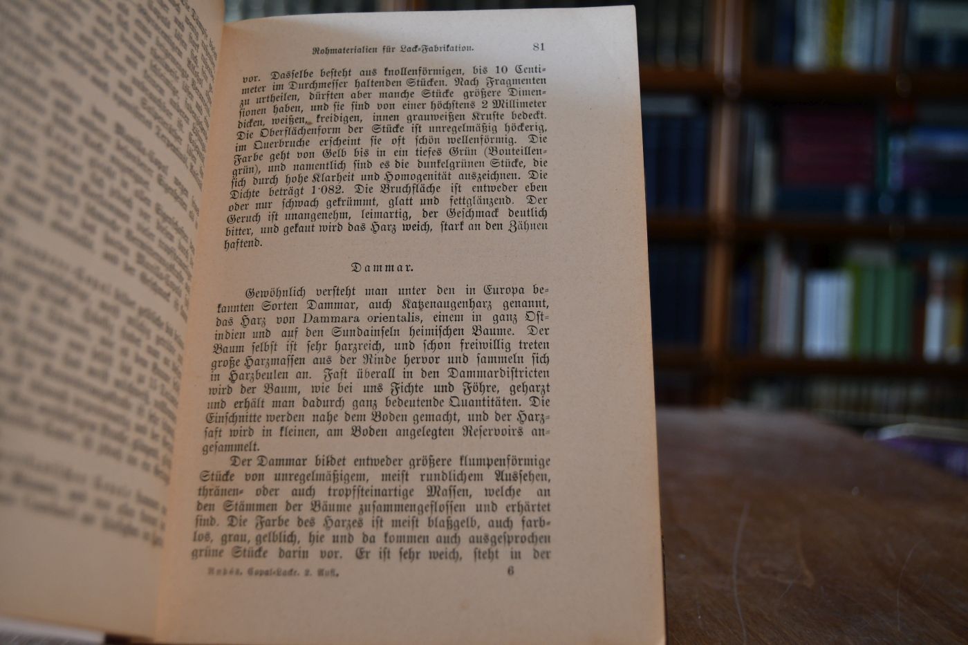 Die Fabrikation der Copal-, Terpentinöl- und Spiritus-Lacke.